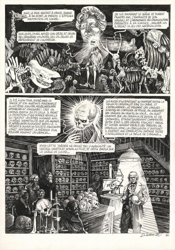 Daria Schmitt - La Tête de mort venue de Suède, Planche orig