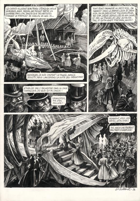 Daria Schmitt - La Tête de mort venue de Suède, Planche orig
