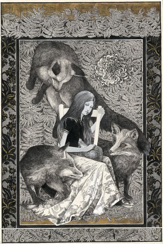 Daria Schmitt - Goupils, Illustration originale