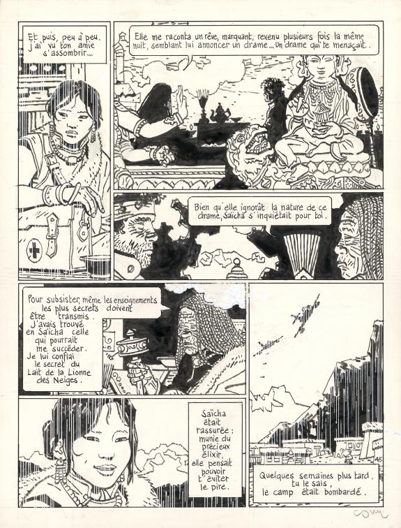 Cosey - Jonathan, La Piste de Yéshé, Planche originale n°45