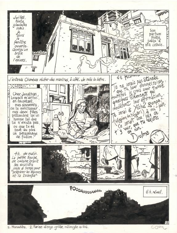 Cosey - Jonathan, La Piste de Yéshé, Planche originale n°13