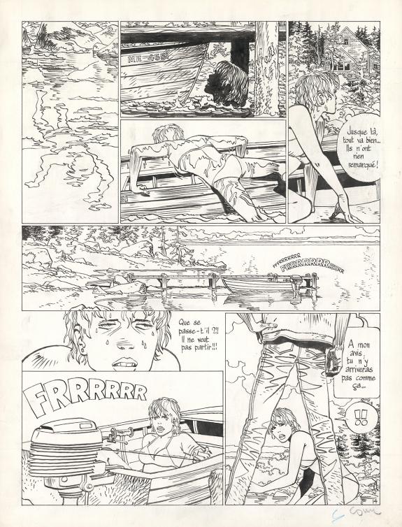 Cosey - Jonathan, Greyshore Island, Planche originale n&deg;14