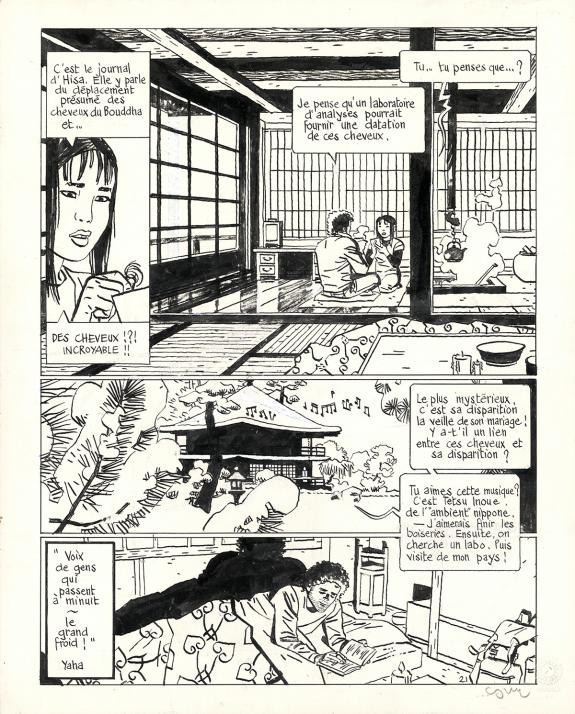 Cosey - Jonathan, Atsuko, Planche originale n°21