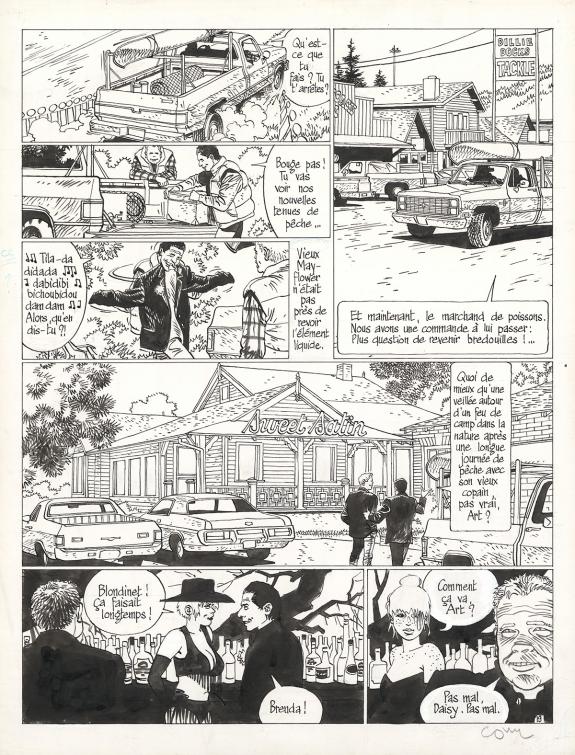 Cosey - Le Voyage en Italie, Tome 1, Planche originale n°19