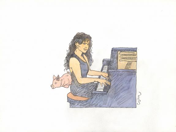 Cosey - À la recherche de Peter Pan, Illustration originale