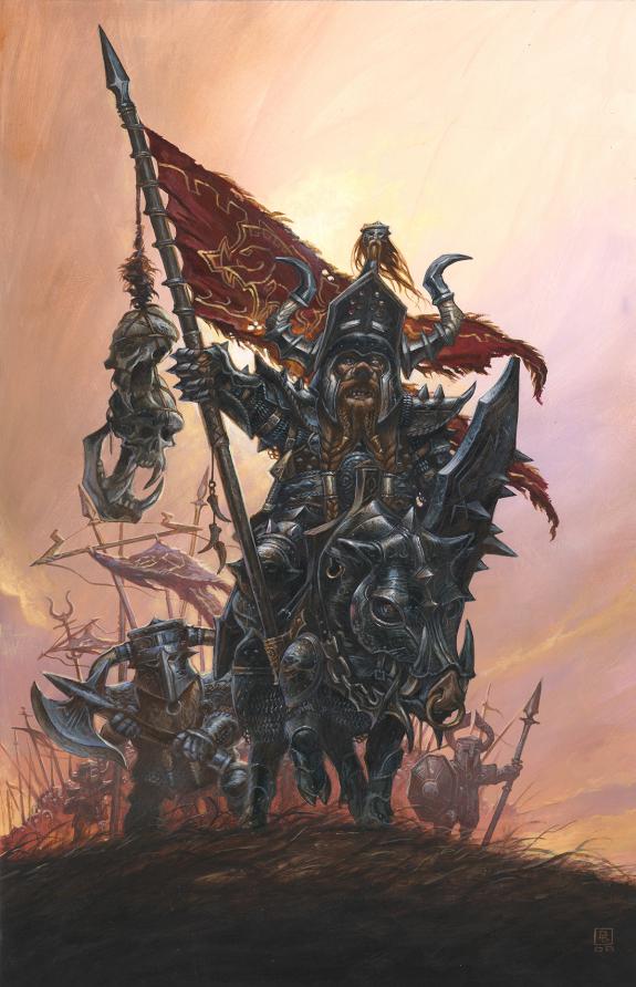 Didier Graffet - La Guerre des Nains, Couverture originale r