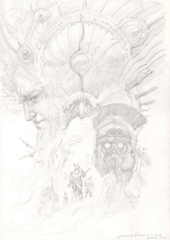 Didier Graffet - The Seven Swords, Crayonné original  de la 