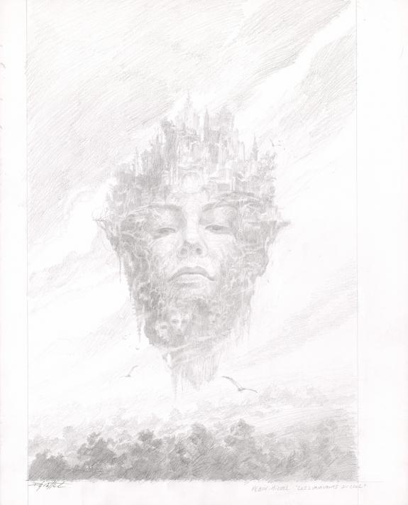 Didier Graffet - Le Cycle des Rages, Crayonné original de la