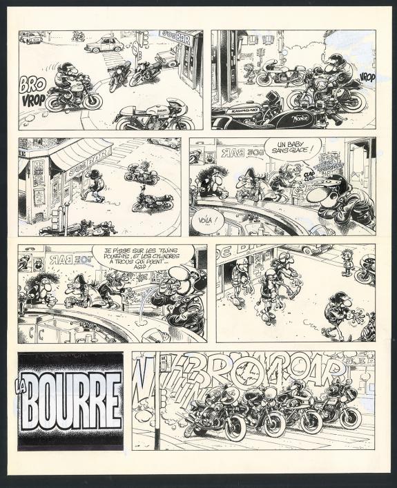 BAR2 - Joe Bar Team, Tome 1, La Bourre, planche originale n°