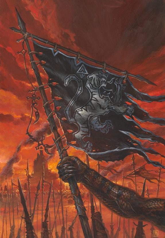 Didier Graffet - Les Hordes, Couverture originale réalisée p