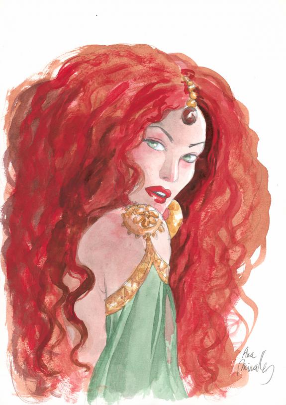 Ana Miralles - Djinn, Illustration originale inédite