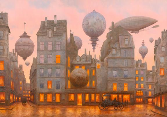 Vadim Voitekhovitch - Géométrie du silence, peinture origina