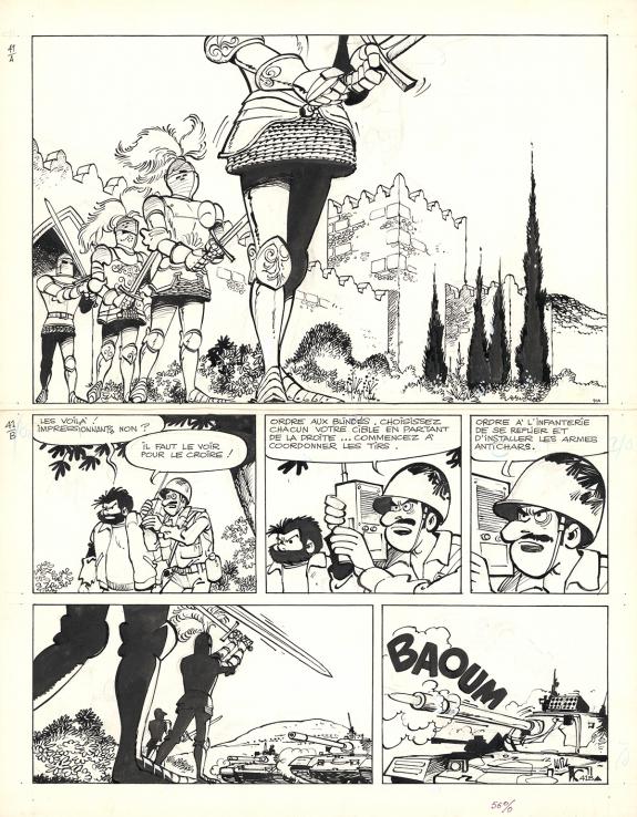 Will - Tif et Tondu, Un plan d&eacute;moniaque, Planche originale n