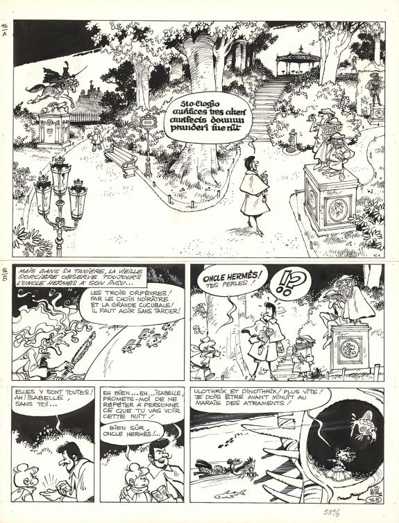 Will - Isabelle, L'Astragale de Cassiop&eacute;e , Planche original