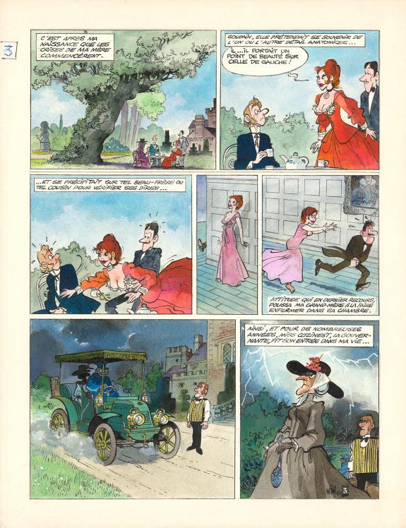 Will - Le Jardin des D&eacute;sirs, Planche originale n&deg;3 appos&eacute;e s