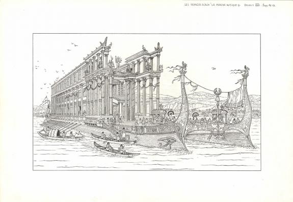 Marc Henniquiau - Les Voyages d'Alix, La Marine Antique, Ill