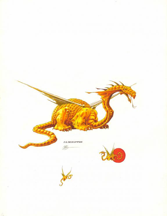 Olivier Boiscommun - Troll, Illustration originale, pour la