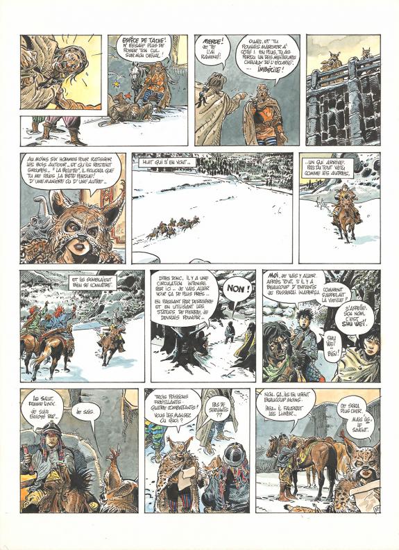 Franz - Poup&eacute;e d'ivoire, Le Sang de mon p&egrave;re, Planche origin
