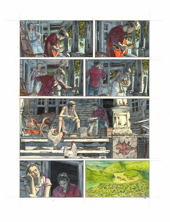 Christophe Dubois - Rockabilly, Planche originale n°17