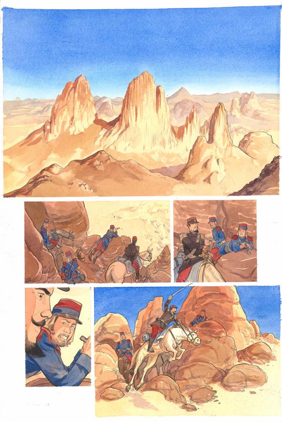 Julen Ribas - Artifices, un magicien en Algérie, Planche ori