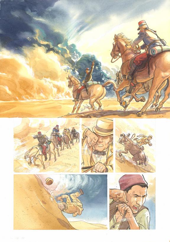 Julen Ribas - Artifices, un magicien en Algérie, Planche ori