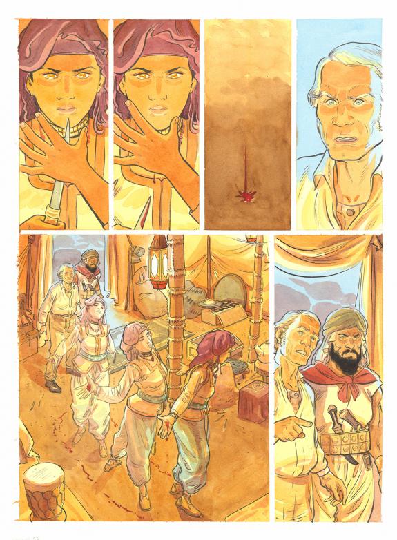 Julen Ribas - Artifices, un magicien en Algérie, Planche ori