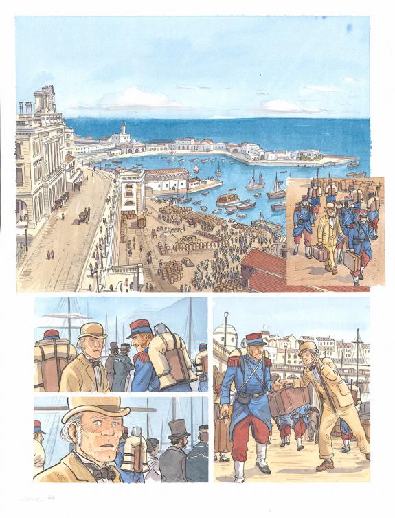 Julen Ribas - Artifices, un magicien en Algérie, Planche ori