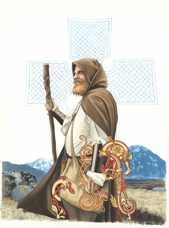 Bruno Brucero - Le livre secret de Merlin, Illustration orig