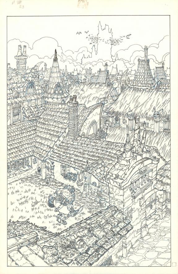 Anouke - Enwin, Les Enfants de Gribourg, Planche originale n