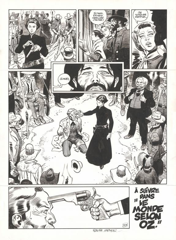 Ralph Meyer - Undertaker, Mister Prairie, Planche originale 