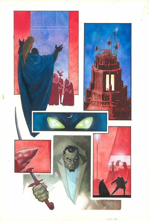 John K. Snyder - Doctor Mid-Nite, D.M.N., Planche originale 