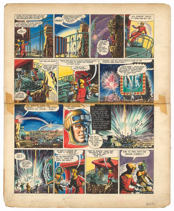 Frank Hampson - Dan Dare Pilote du futur, Marooned on Mercur