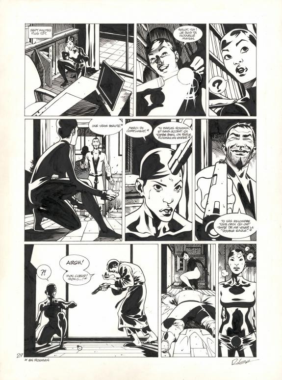 Roger - Jazz Maynard, M&eacute;lodie d'El Raval, Planche originale 