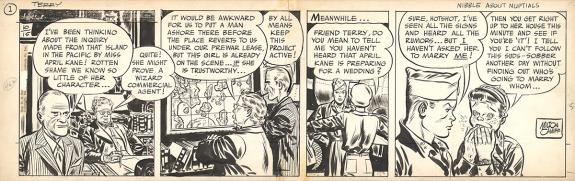 Milton Caniff - Steve Canyon, Strip original n&deg;1