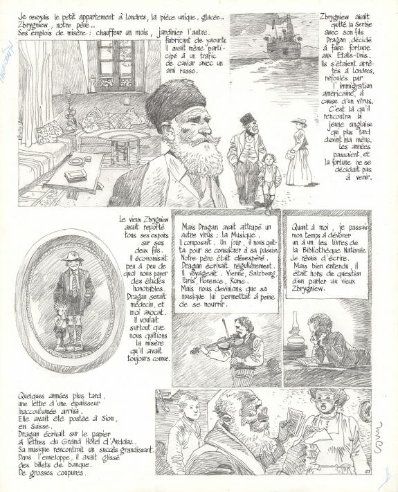 Cosey - À la recherche de Peter Pan, Planche originale n°27