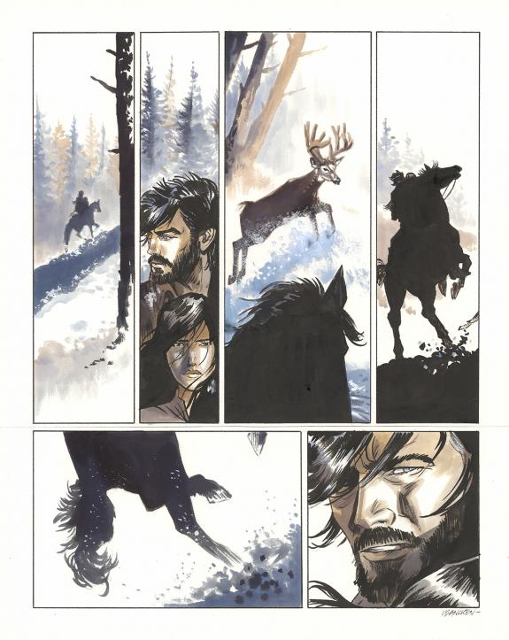 Bernard Vrancken - Nouvelle France, Chapitre V, planche orig