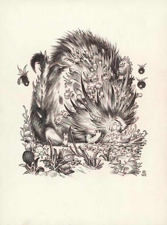 Stan Manoukian - B&ecirc;tes &agrave; faire peur, Illustration originale 