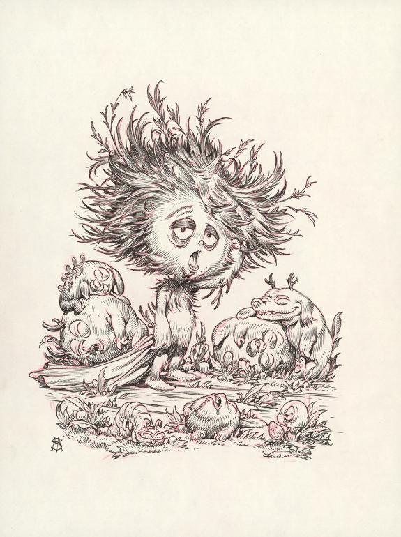 Stan Manoukian - B&ecirc;tes &agrave; faire peur, Illustration originale 