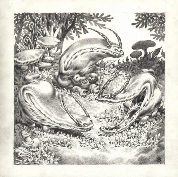 Stan Manoukian - Diary Of Inhuman Species, Illustration orig