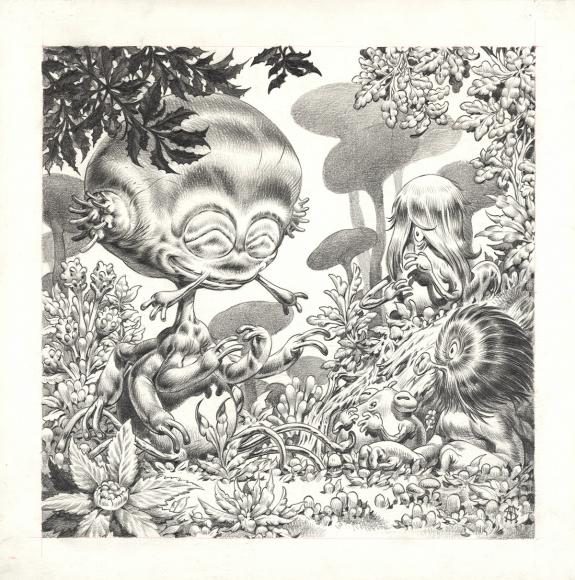 Stan Manoukian - Diary Of Inhuman Species, Illustration orig