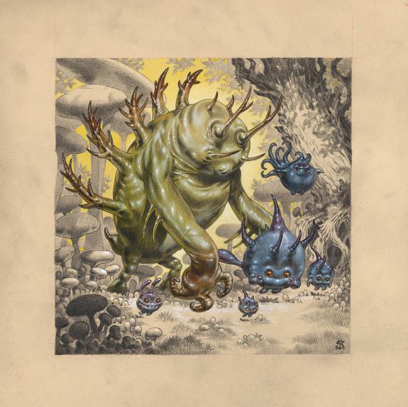 Stan Manoukian - Diary Of Inhuman Species, Illustration orig