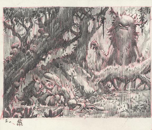 Stan Manoukian - Once Upon a Time, Dessin original préparato