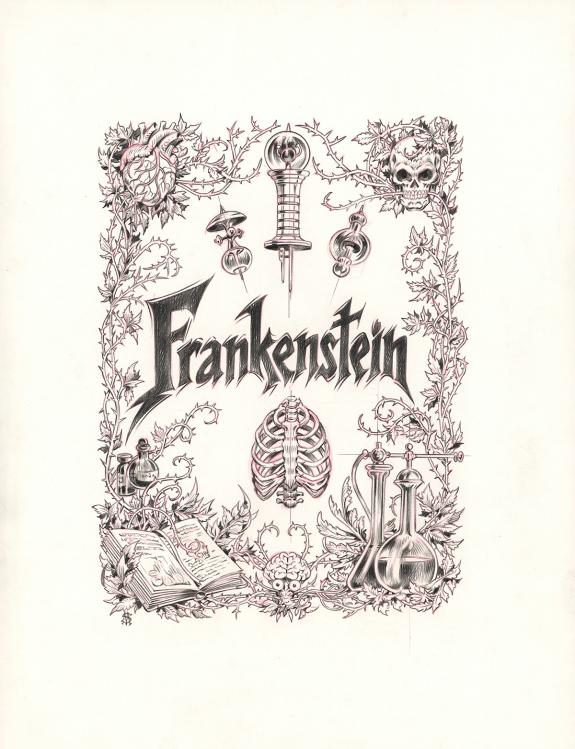 Stan Manoukian - Frankenstein, Illustration originale pour l