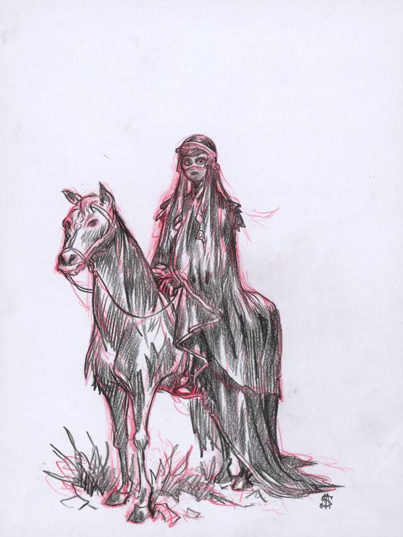 Stan Manoukian - Frankenstein, Crayonné original, recherche 