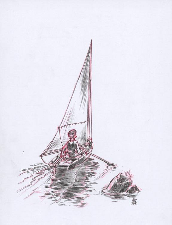 Stan Manoukian - Frankenstein, Crayonn&eacute; original, recherche 