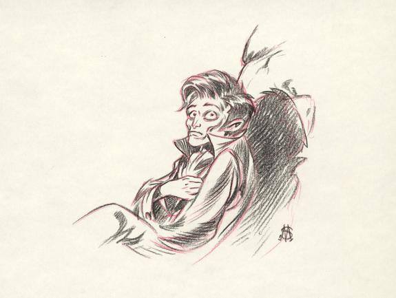 Stan Manoukian - Frankenstein, Crayonné original 