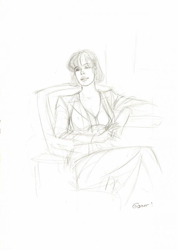 Jean-Pierre Gibrat - Crayonné original