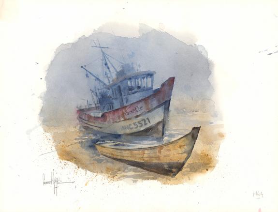 Emmanuel Lepage - Au pied des &eacute;toiles, Illustration original