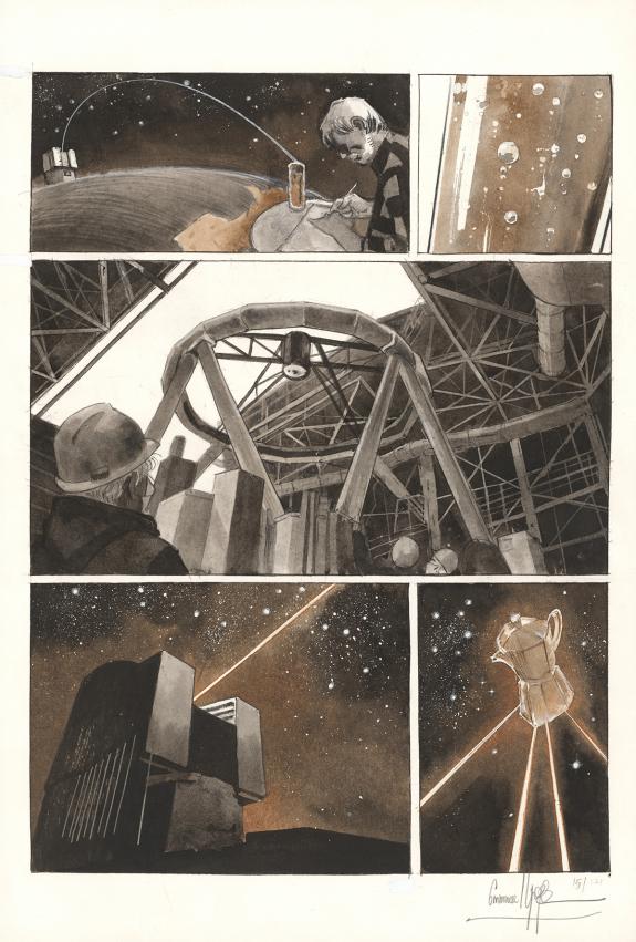 Emmanuel Lepage - Au pied des &eacute;toiles, Planche originale