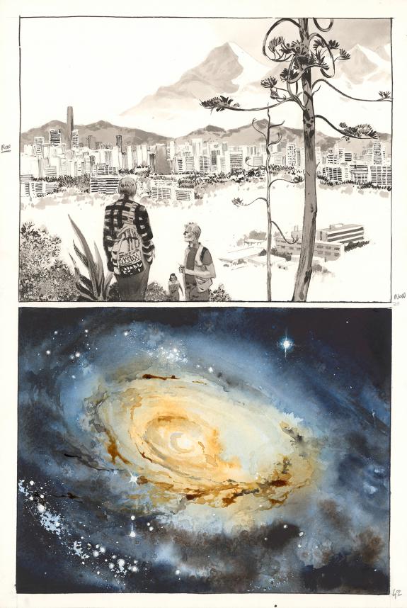 Emmanuel Lepage - Au pied des &eacute;toiles, Planche originale
